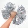 Pompom 1pc, color Gologafia silver