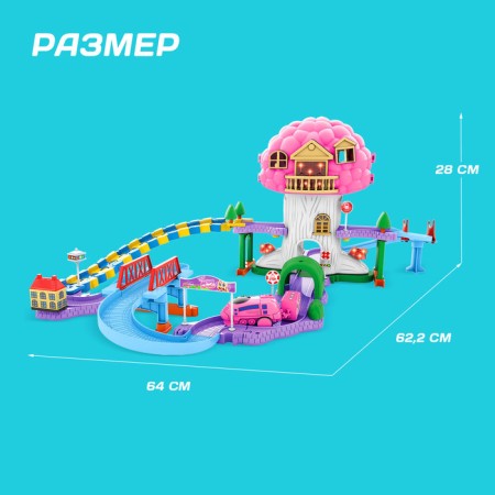 Railway "The Adventures of the Princess", works from batteries-3