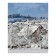 Picture on numbers on cardboard 40 × 50 cm "Village in winter"