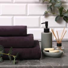Tricky Ethel towel Organic Graphite 30x50 cm, 100% cotton, 420g/m2