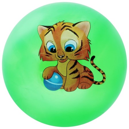 Children's ball zabiaka "tiger", d = 22 cm, 60 g, color mix-5