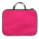 Folder with handles Textile A4, 350 x 270 x 20 mm, calligrata "Office", nylon 600D, two -color Kant, pink
