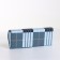 Magnet glass case, length 16 cm, blue color