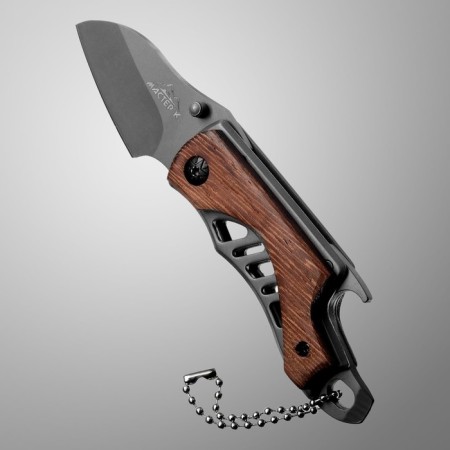 Knife Folder Folding "Wanderer" 14cm, blade 52mm/2mm, handle of wood