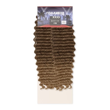 Hollywood Africolocons, 60 cm, 270 grams, dark-brown/light-brown color HKB18T/16 (Catherine)-3