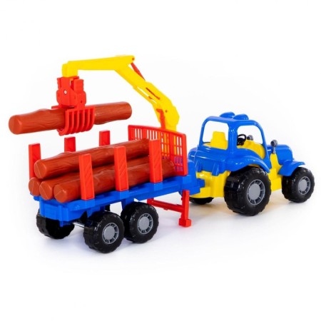 Tractor "Stropysh" with a semi-trailer-lezovoz, mix-3