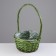 A set of baskets, 3 pcs, 28 × 14/45 cm, 24 × 13/41 cm, 19 × 11/37 cm, willow