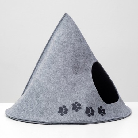 Animal house from felt "Wigwam Meow", 53 x 41 x 53 cm-1