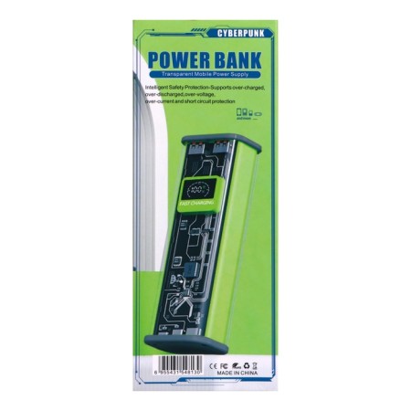 External battery CRR-29, 20,000 mAh, 2USB, 3A, display, fast charging, gray-8