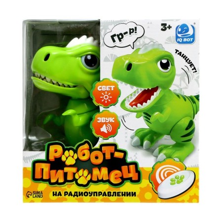 The robot dinosaur “Peter” IQ Bot, on the control panel, interactive: sound, light, dancing, on the battery-11