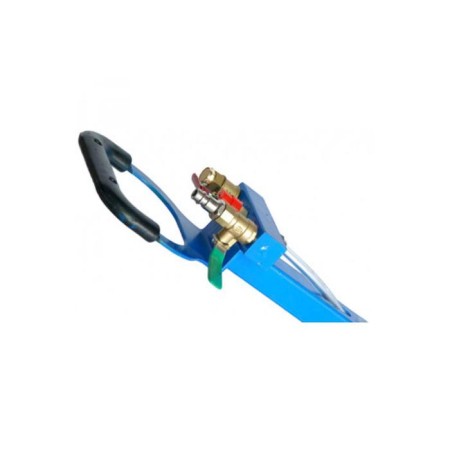 Pneumatic jack AE & t08102A, 2 t, 2-secto, with a pen, 125-300 mm, support 102 mm-2