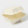 Lunch - boxing, box for bento -gif and burger, 450 ml, 15.2 × 15.4 × 8.8 cm, sugarcane reed