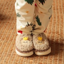 Baby slippers, size 35-36, brown