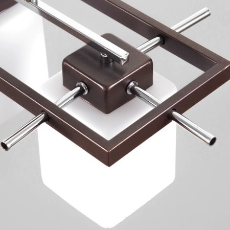 Chandelier 2731/3 E27 40W brown-chromium 50x27x28 cm Bayerlux-6