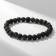 Male Bracelet "Renaissance", black-green color