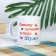 Sublimation mug "The best husband in the world" Mishka, with application
