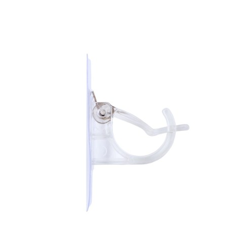 The holder with a clamp with a adhesive surface of the tundra, transparent, set 4 pcs.-2