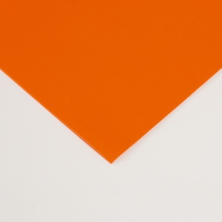 Foamiran matte 60x70 cm, 1 mm, orange-1
