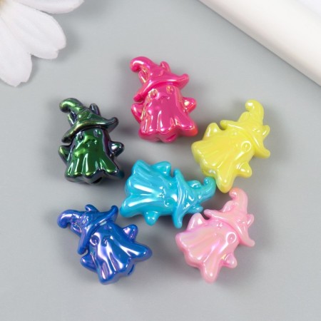 Busina for creativity plastic "Bringing color, mother -of -pearl" mix 2.1x1.6x1.2 cm