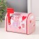 Casket metal mailbox "Romance" pink 13.3x8x9.5 cm