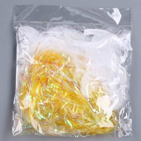 Set for creativity and decor "Features of white + filler", yellow color
