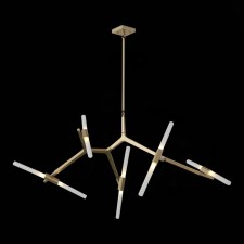 Ceiling Ceiling ST LUCE. SL947.202.10. Laconicita. 10x5 watts, G9, 4000k, 160x40x95 cm, golden color