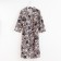 Women's bathrobe Ethel "Leopard" sleeve 3/4, size 50-52, waffle 200g/m2, 100% cotton