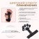 Massage for the development of hands and fingers, with a cuff, 8 × 14 × 2.8 cm, black color