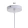 Lamp Bayerlux 1243/1wt E27 40W white 39.5x39.5x21.4-121.4 cm