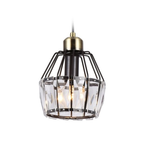 Slotnel Lamp with Crystal Ambrella Light, Traditional, TR5875, 1HE14, Color Dark Coffee, Bronze