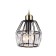 Slotnel Lamp with Crystal Ambrella Light, Traditional, TR5875, 1HE14, Color Dark Coffee, Bronze