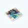 Calendar on the green snake spiral, 7 x 7 cm