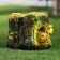 Figure pot "Hedgehog in the hemp" 17x17x12cm