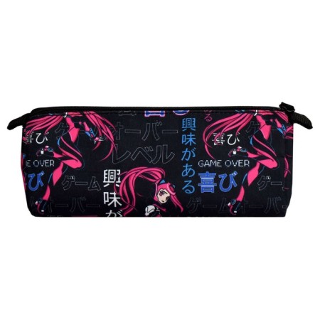 Penal soft, 1 department, 85 x 200 x 65 mm, voluminous, Phoenix "cyber-anime" blue 65243-3