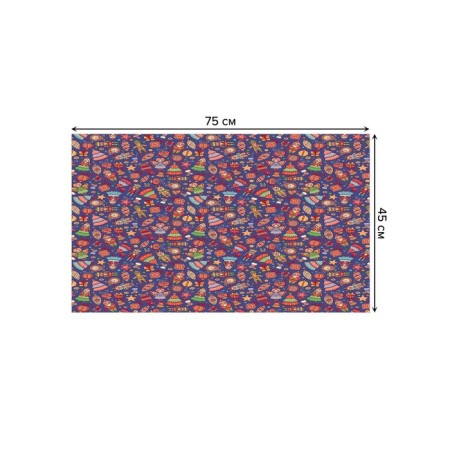 Fully rug in the hallway "Retro toys", size 45x75 cm-1