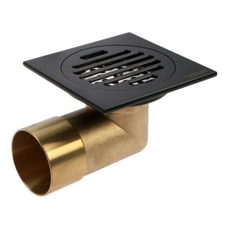 Gag Aflorn AF20510F-10, 100x100 mm, horizontal, brass, black-1
