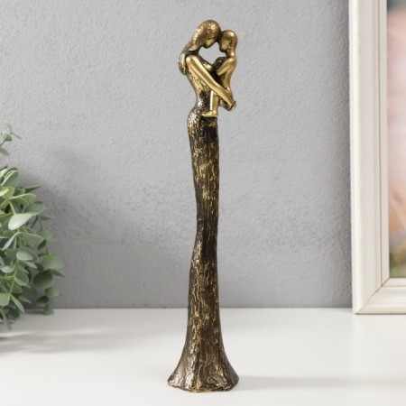 Souvenir Polystone "Mother and Child" 5.2x5.2x26.8 cm-3