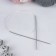 The knitting needles are circular, for knitting, with fishing line, with Teflon coating, D = 2 mm, 80 cm