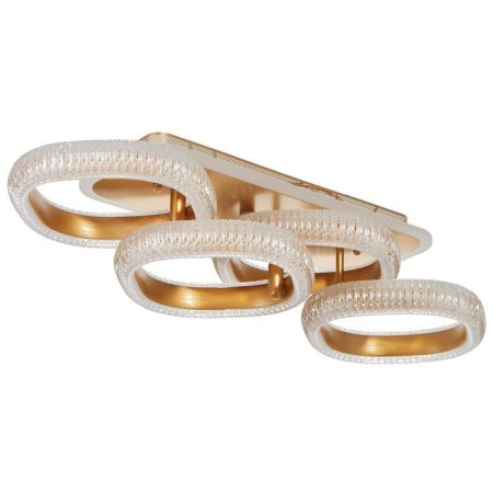 Chandelier from PDU 1141/4 LED+backlight 96W 3000K-6000K Dimmer gold 68x25x13 cm Bayerluux-9