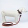Set: collar (36-56x2.5 cm) and leash (130x1.5 cm), brown and cognac
