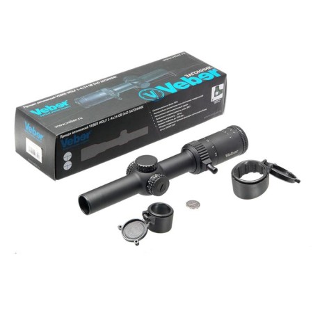 Optical sight Veber Wolf, 1-4x24 GB DND, corral-6