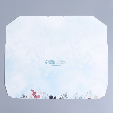 Folding box "New Year's watercolor", 20 x 12 x 4 cm, New Year-6