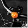 A set of bicycle lamps JY-339P, front and rear, orange color