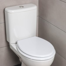 Toilet seat, 45 × 35 × 5 cm, white color