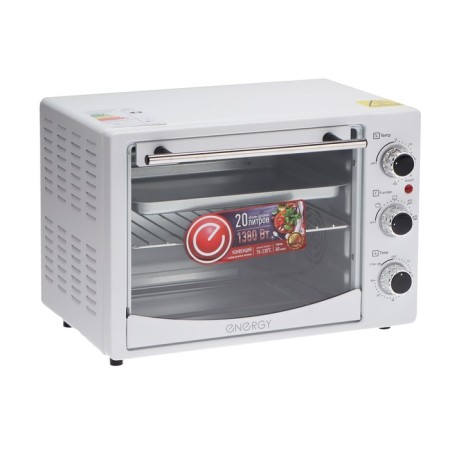 Mini-fucked Energy GT20-W-Conv, 1380 W, 20 l, 70-230 ° C, convection, timer, white