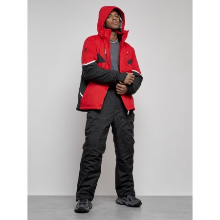 Male ski suit, size 56, red color-18