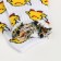 Socks "Chickens", white color, size 25 (39-41)