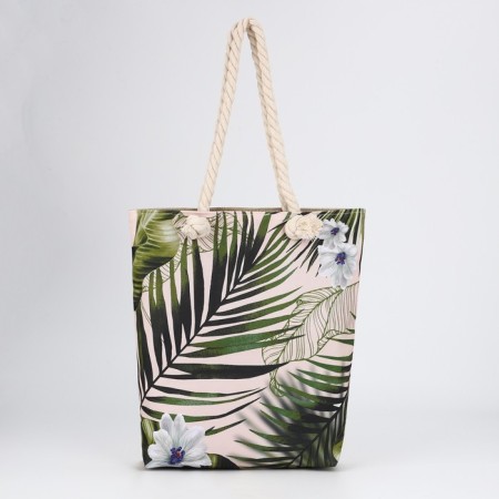 Bag Women's Beach "Plant", 35x40 cm-1