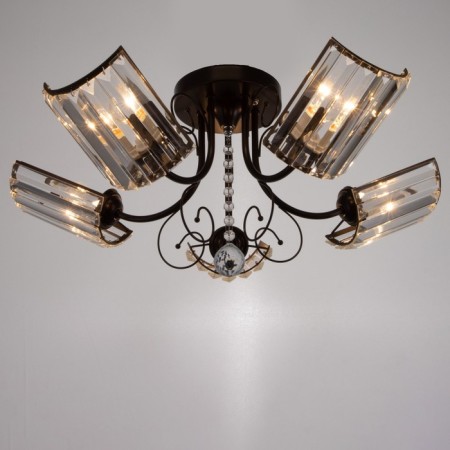 Simona chandelier 5x40W E27 Chocolate 62x62x24 cm Bayerlux-1