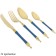 Set of cutting devices Lenardi, 24 items, blue color